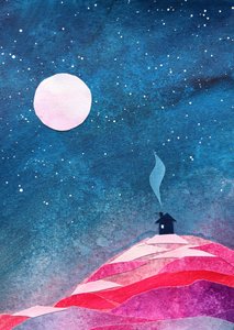 Une maison douillette sous la lune - Ania Witwitzka