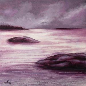 Eaux violettes mélancoliques