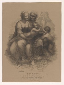 La Sainte Famille avec Jean-Baptiste et Élisabeth - Anker Smith