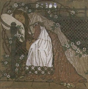 Illustration de La Belle au bois dormant par Charles Perrault (1628-1703)