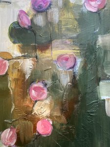 Impressions florales roses