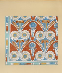 Copie de peinture murale, tombe privée 50 de Neferhotpe, Thèbes, 20e siècle - Anna