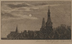 Clochers au clair de lune