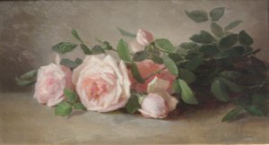 Nature morte de roses