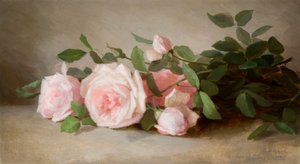 Nature morte de roses 1880 - Anna Eliza Hardy