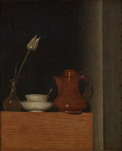 Nature morte avec cruche et tulipe - Anna Maria Punz