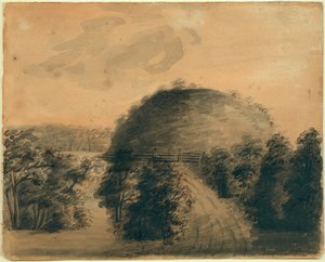Dessin du Grand Tertre par Anna Maria Von Phul - Anna Maria von Phul