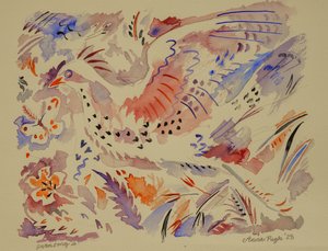 4 Chant du cygne, 2023 (aquarelle)