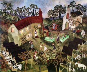 Danse de grange, 2001 (acrylique)