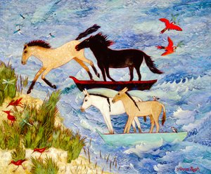 Atterrissage, 2008 (acrylique) - Anna Pugh