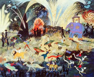 Party Time, 2010 (acrylique) - Anna Pugh