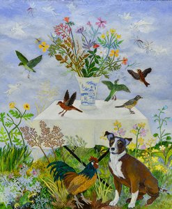 Les chers disparus, 2015 (acrylique) - Anna Pugh