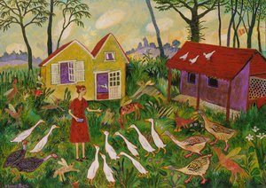 Puis il y en a eu trois, 2021 (peinture) - Anna Pugh