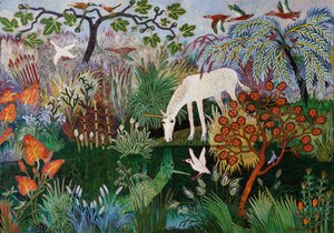 Piscine aux licornes, 2018 (acrylique)