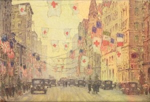 Cinquième Avenue en hiver d
