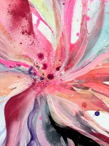 Fleur rose éclatante