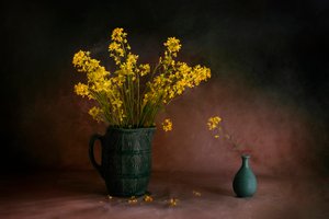 Fleurs jaunes mélancoliques - Anna Wan