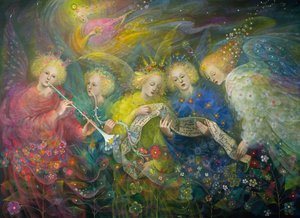 La lumière des mondes célestes, 2019 (huile sur lin belge)