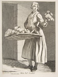 Vendeur de fleurs, 1738 - Anne Claude Philippe de Caylus