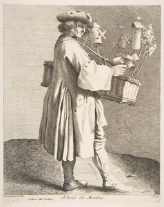 Marchand de toupies, 1742