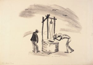 Deux corbeaux noirs