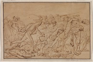 Étude pour La Révolte du Caire - Anne Louis Girodet de Roucy Trioson