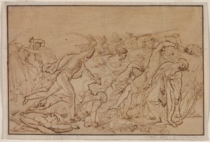 Étude pour La Révolte du Caire - Anne Louis Girodet de Roucy Trioson
