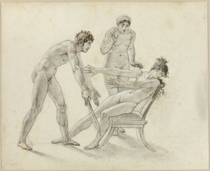 Hermione rejetant Oreste - Anne Louis Girodet de Roussy Trioson