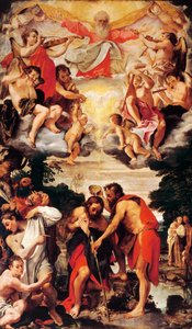 Baptême du Christ (détail) - Annibale Carracci