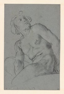 Carracci - Nu masculin assis, I 183 (PK) - Annibale Carracci