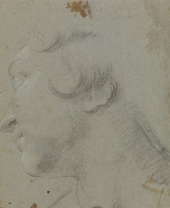 Carracci - r Tête de Sainte Catherine, RCIN 902115 - Annibale Carracci