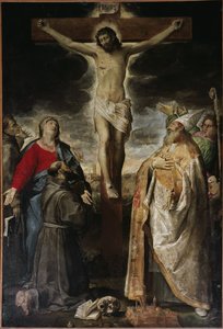 Crucifixion et saints