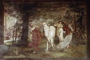 Europe menant Jupiter (Fresque)