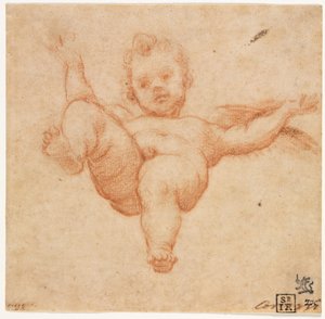 Cupidon volant, vers 1602