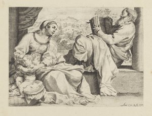 Sainte Famille avec le jeune Jean-Baptiste