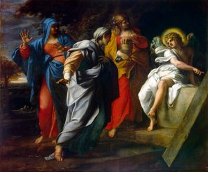 Saintes femmes au tombeau du Christ, seconde moitié du 16e siècle