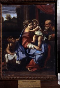 La sainte famille avec Saint Jean Baptiste enfant - Annibale Carracci