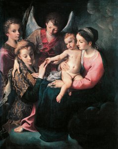 Mariage mystique de Sainte Catherine