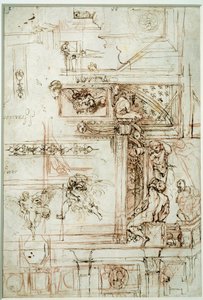 Projet pour la galerie Farnèse Dessin d