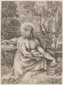 Saint Jérôme dans le désert - Annibale Carracci