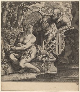 Suzanne et les vieillards - Annibale Carracci