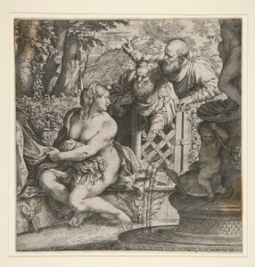 Suzanne et les vieillards - Annibale Carracci