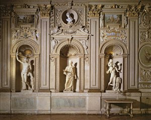 La Galerie de Carracci, (détail) - Annibale Carracci