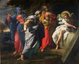 Les Saintes Femmes au tombeau du Christ, vers 1597-8