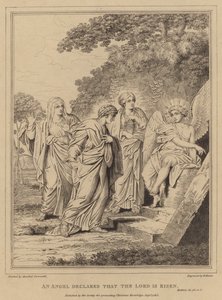 Un ange déclare que le Seigneur est ressuscité, Matthieu - Annibale after Carracci