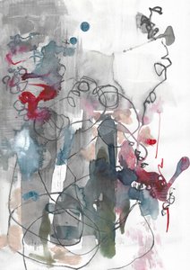 Lignes fluides abstraites - Annick