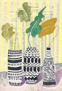 Vases aux motifs éclectiques