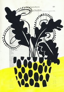 Plante à pois moderne
