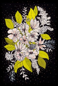 Bouquet floral fantaisiste - Annick