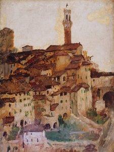 Sienne, 1883-1910. Aussi orthographié Siena - Annie Louisa Swynnerton